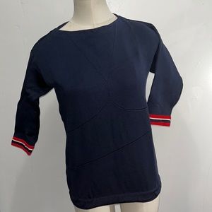 Real Prada Sweater Size 40 Navy Blue - image 1